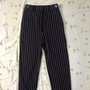 Straight Leg Striped Pants from Zara